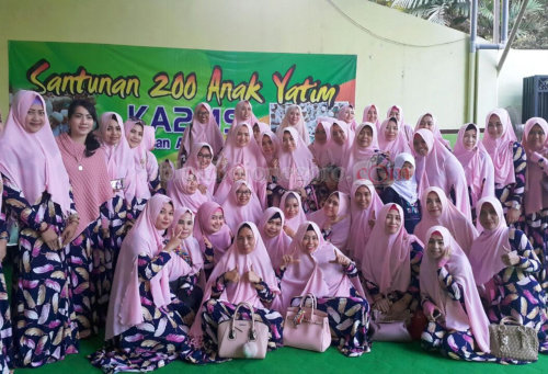 Kegiatan Arisan Positif, KA2MS Santuni Yatim Piatu